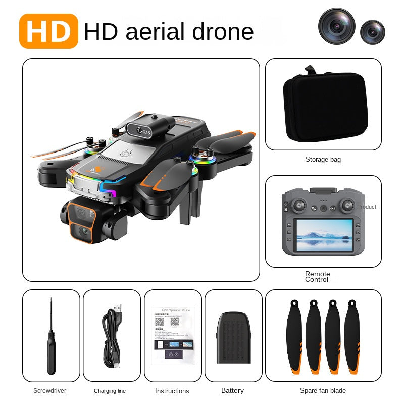 Z2 PRO Drone with Screen Controller, Dual Camera Optical Flow Positioning HD Aerial Photography, Long Battery Life