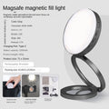 New YSH-126 LED Magnetic Phone Fill Light Photography Lamp Desktop Video Conference Live Pocket Light Mirror