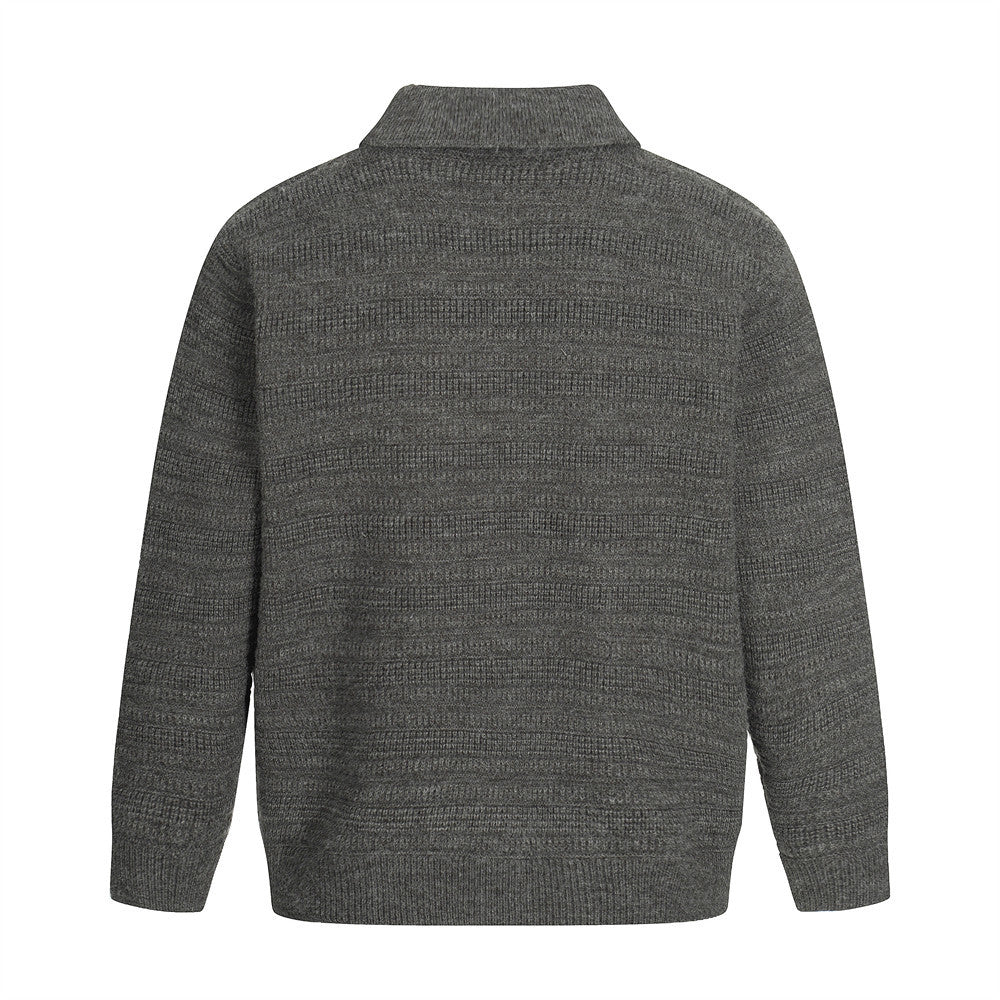 Collar cardigan sweater