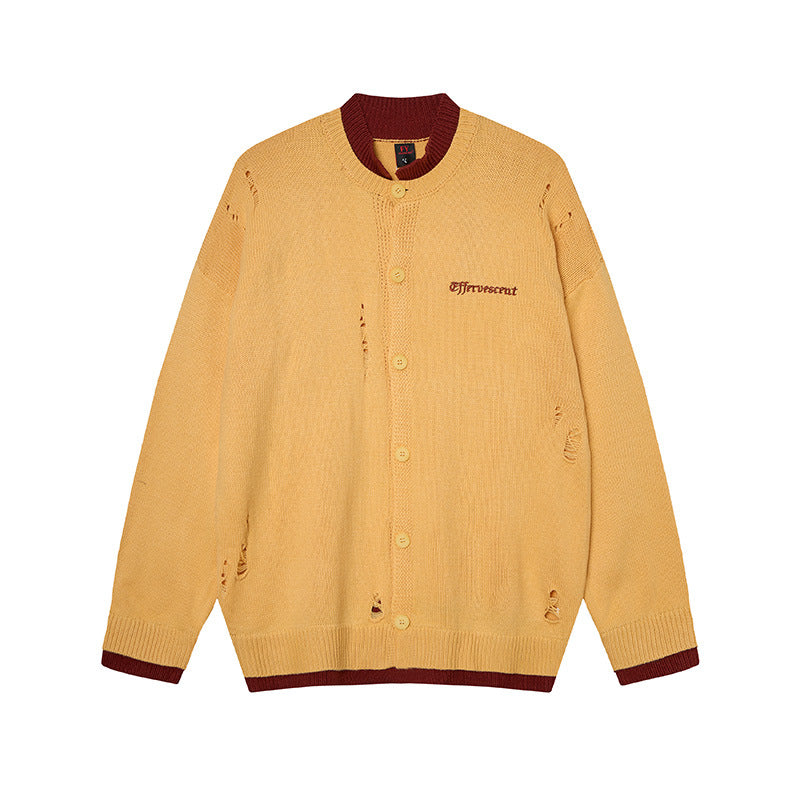 Cardigan Sweater Women's Vintage Loose Casual Knitwear Coat