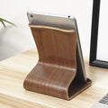One-piece molded wooden laptop drawing bedside stand, computer storage, tablet charging rack