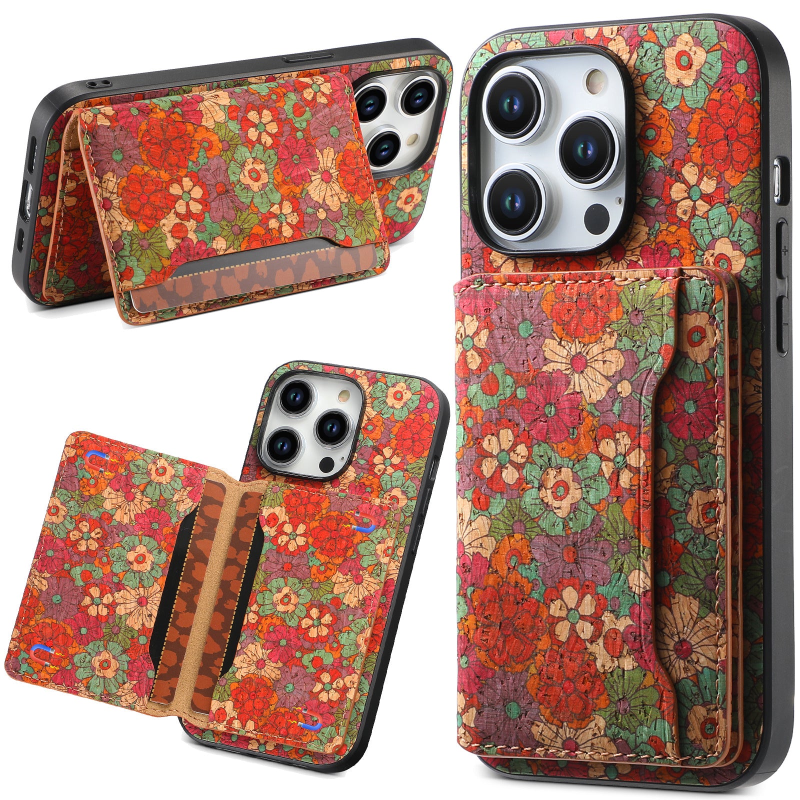 Protective Leather Case with Totem Pattern for iPhone 17 Pro